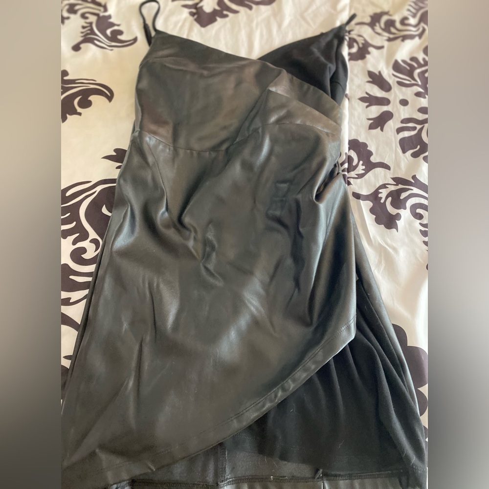 Pleather dress